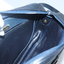 Christian Dior Shoulder Bag Leather Navy Gold Auth BA2504-18