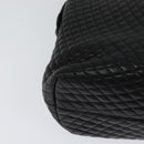 BALLY Shoulder Bag Leather Black Gold Auth BA2507-15