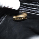 BALLY Shoulder Bag Leather Black Gold Auth BA2507-18
