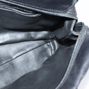 BALLY Shoulder Bag Leather Black Gold Auth BA2507-19