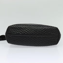 BALLY Shoulder Bag Leather Black Gold Auth BA2507-5