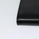 BALLY Shoulder Bag Leather Black Gold Auth BA2510-16