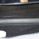 BALLY Shoulder Bag Leather Black Gold Auth BA2510-11