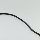 BALLY Shoulder Bag Leather Black Gold Auth BA2510-8