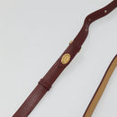 CARTIER Shoulder Bag Leather Yellow Gold Auth BA2511-8