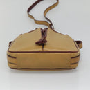 CARTIER Shoulder Bag Leather Yellow Gold Auth BA2511-5