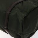 PRADA Shoulder Bag Nylon Green Silver Auth BA2512-12
