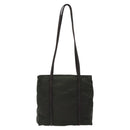 PRADA Shoulder Bag Nylon Green Silver Auth BA2512-3