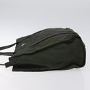 PRADA Shoulder Bag Nylon Green Silver Auth BA2512-5