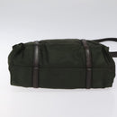 PRADA Shoulder Bag Nylon Green Silver Auth BA2512-9