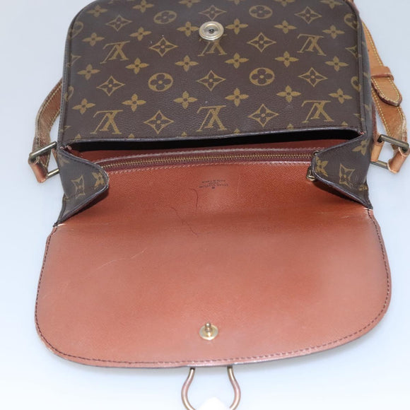 LOUIS VUITTON Monogram Saint Cloud GM Shoulder Bag M51242 LV Auth BA252
