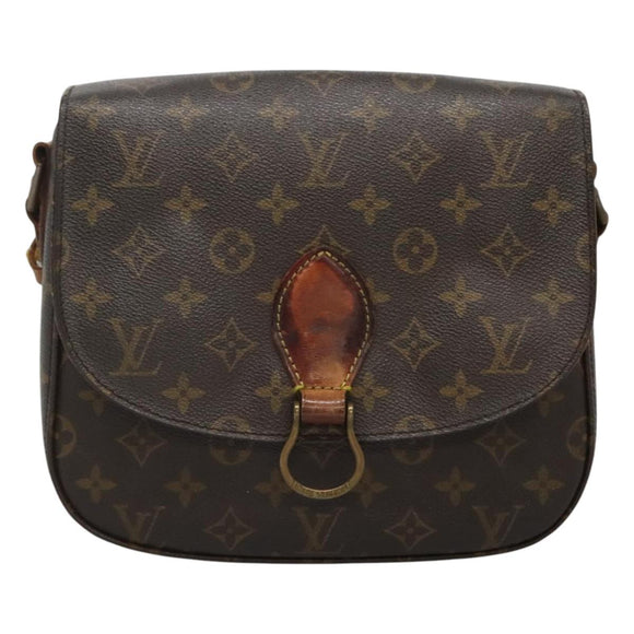 LOUIS VUITTON Monogram Saint Cloud GM Shoulder Bag M51242 LV Auth BA252