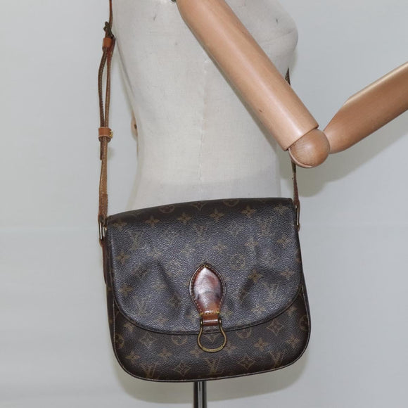 LOUIS VUITTON Monogram Saint Cloud GM Shoulder Bag M51242 LV Auth BA252