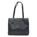 Salvatore Ferragamo Shoulder Bag Leather Navy Gold Auth BA2523-2