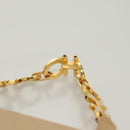 Salvatore Ferragamo Hand Bag Leather Beige Gold Auth BA2524-8