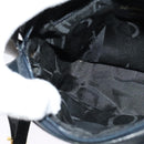 Salvatore Ferragamo Shoulder Bag Leather Navy Gold Auth BA2525-18