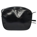 Salvatore Ferragamo Shoulder Bag Leather Navy Gold Auth BA2525-3