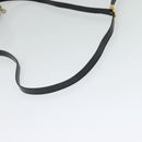 Salvatore Ferragamo Shoulder Bag Leather Navy Gold Auth BA2525-7