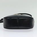 Salvatore Ferragamo Shoulder Bag Leather Navy Gold Auth BA2525-9