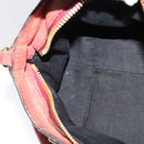 Chloe Etel Hand Bag Leather 2way Red Gold Auth BA2528-20