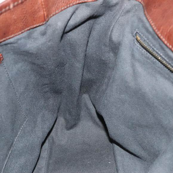 BURBERRY Nova Check Shoulder Bag Canvas Beige Gold Auth BA2533