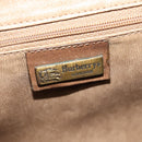 Burberrys Nova Check Shoulder Bag Canvas Beige Gold Auth BA2534-18