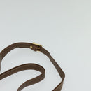 Burberrys Nova Check Shoulder Bag Canvas Beige Gold Auth BA2534-8