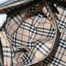 BURBERRY Hand Bag Leather Black Silver Auth BA2537-20