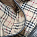 BURBERRY Hand Bag Leather Black Silver Auth BA2537-21