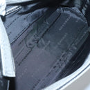 BURBERRY Nova Check Shoulder Bag Canvas Gray Silver Auth BA2538-12