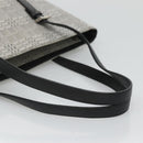 BURBERRY Nova Check Shoulder Bag Canvas Gray Silver Auth BA2538-7