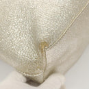 Jimmy Choo Shoulder Bag Leather Gold Silver Auth BA2540-15
