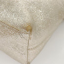 Jimmy Choo Shoulder Bag Leather Gold Silver Auth BA2540-16