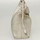 Jimmy Choo Shoulder Bag Leather Gold Silver Auth BA2540-4