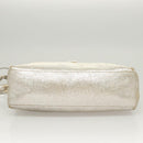 Jimmy Choo Shoulder Bag Leather Gold Silver Auth BA2540-5