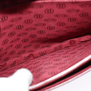 CARTIER Must Line Shoulder Bag Leather Bordeaux Gold Auth BA2553-19