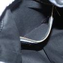 VALENTINO Shoulder Bag Leather Black Gold Auth BA2556-21