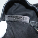 VALENTINO Shoulder Bag Leather Black Gold Auth BA2556-12