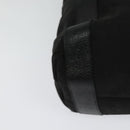 BVLGARI Logo Mania Tote Bag Canvas Black Silver Auth BA2558-15