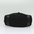 BVLGARI Logo Mania Tote Bag Canvas Black Silver Auth BA2558-9