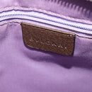 BVLGARI Logo Mania Tote Bag Canvas Beige Silver Auth BA2559-14