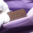 BVLGARI Logo Mania Tote Bag Canvas Beige Silver Auth BA2559-19