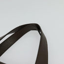 BVLGARI Logo Mania Tote Bag Canvas Beige Silver Auth BA2559-8