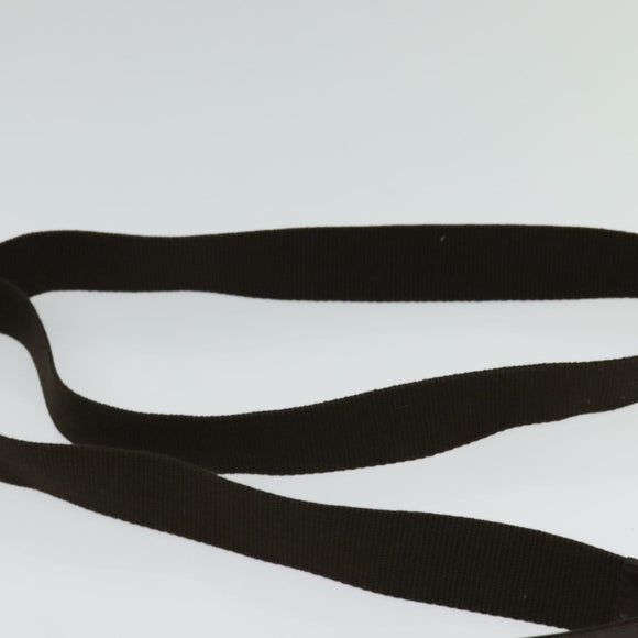 BURBERRY Nova Check Shoulder Bag Canvas Beige Silver Auth BA2560