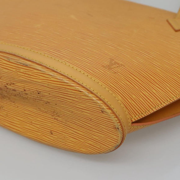 LOUIS VUITTON Epi Saint Jacques Poignees Long Bag Yellow M52339 LV Auth BA2562