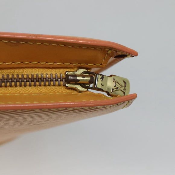 LOUIS VUITTON Epi Saint Jacques Poignees Long Bag Yellow M52339 LV Auth BA2562