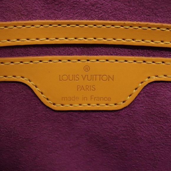 LOUIS VUITTON Epi Saint Jacques Poignees Long Bag Yellow M52339 LV Auth BA2562