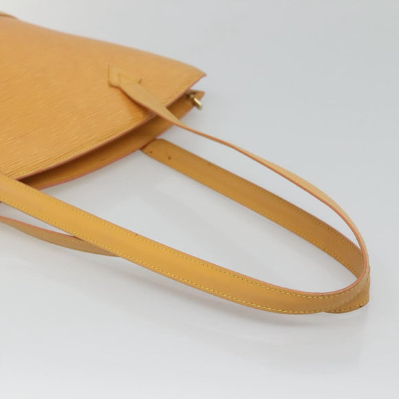 LOUIS VUITTON Epi Saint Jacques Poignees Long Bag Yellow M52339 LV Auth BA2562