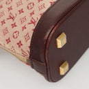LOUIS VUITTON Monogram Mini Alma Haut Hand Bag Red M92204 LV Auth BA2564-8