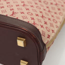 LOUIS VUITTON Monogram Mini Alma Haut Hand Bag Red M92204 LV Auth BA2564-17